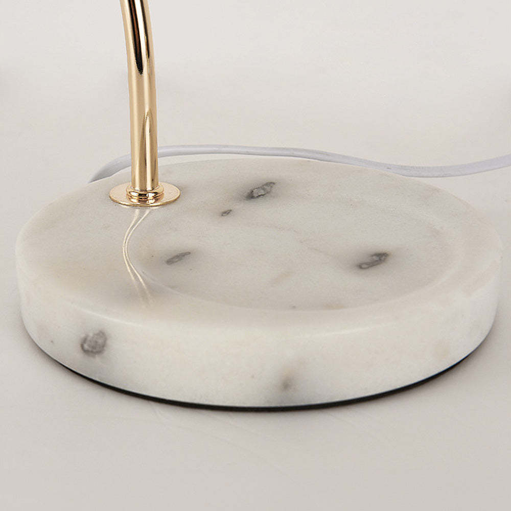 Creative Gold Glass Flower Shape Mini Candle Warmer Lamp