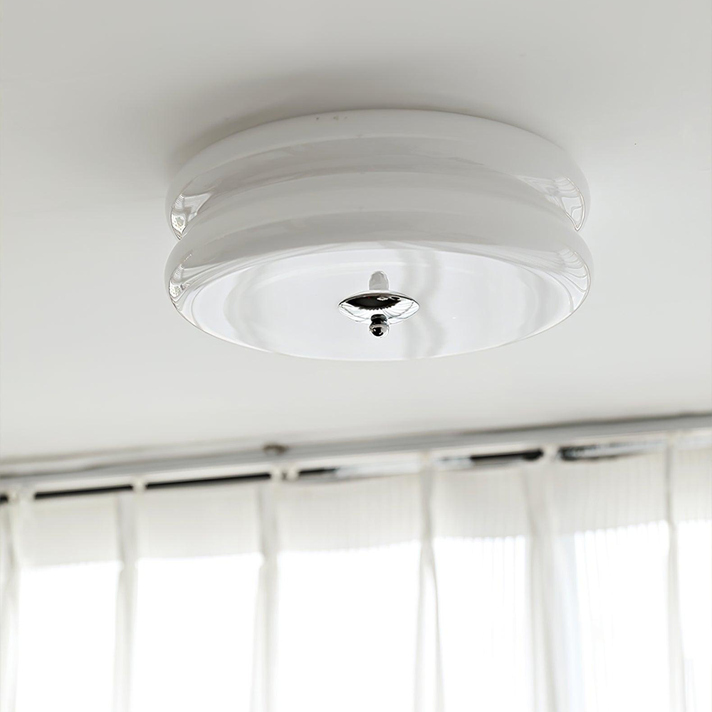 Art LED Glass Flush Mount Ceiling Lights -Homdiy