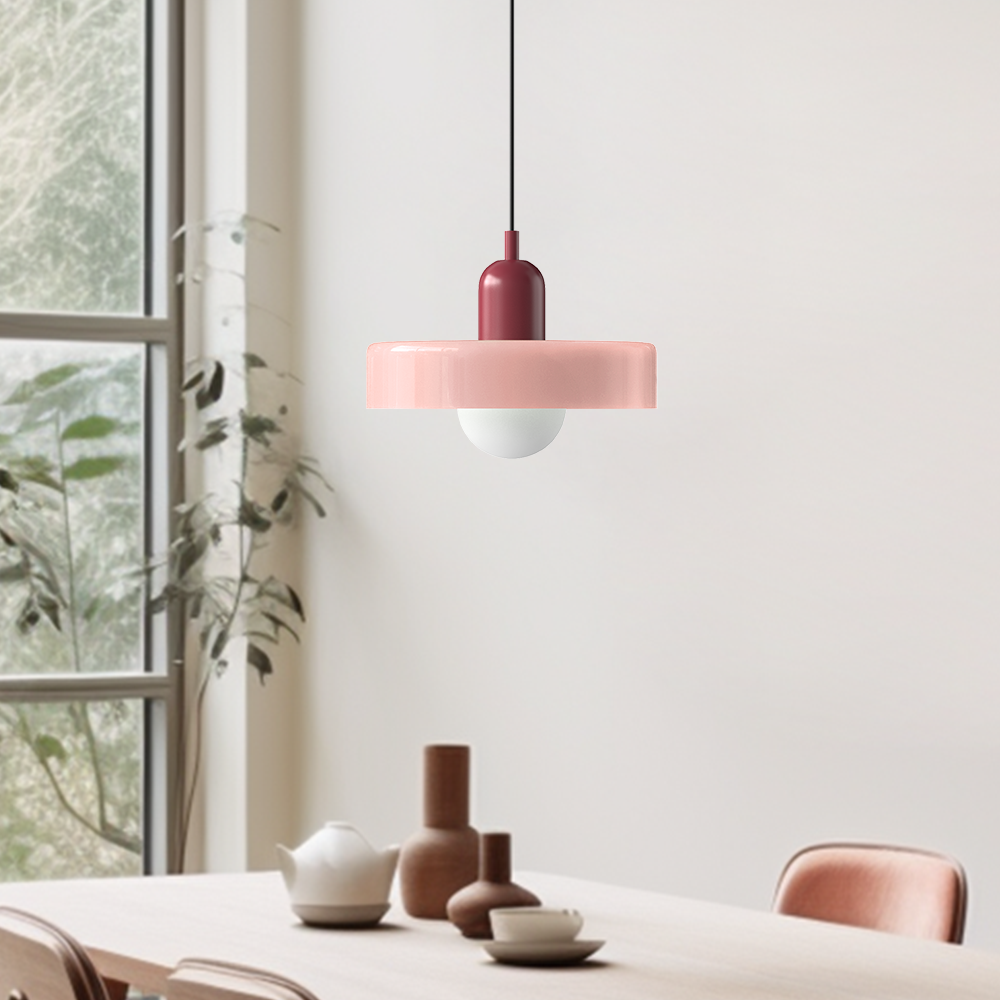 Contemporary Bauhaus Art Decor Glass Pendant Light
