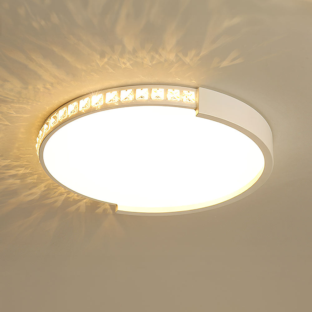 Modern Metal Round LED Ceiling Lights For Bedroom