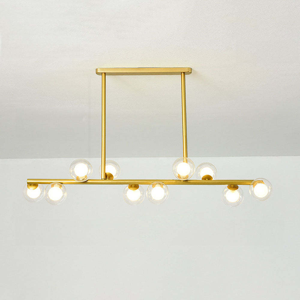 Modern Glass Ceiling Bar Lights For Kitchen Island