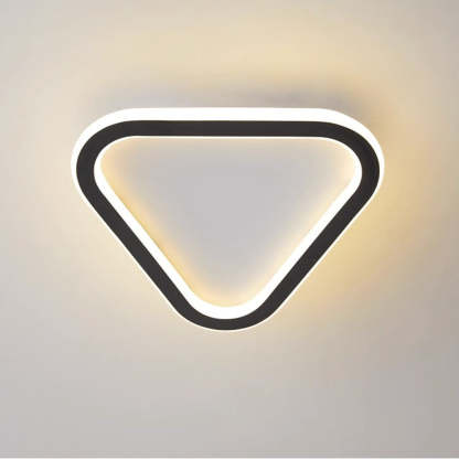 Modern Geometric Iron LED Ceiling Lights For Bedroom