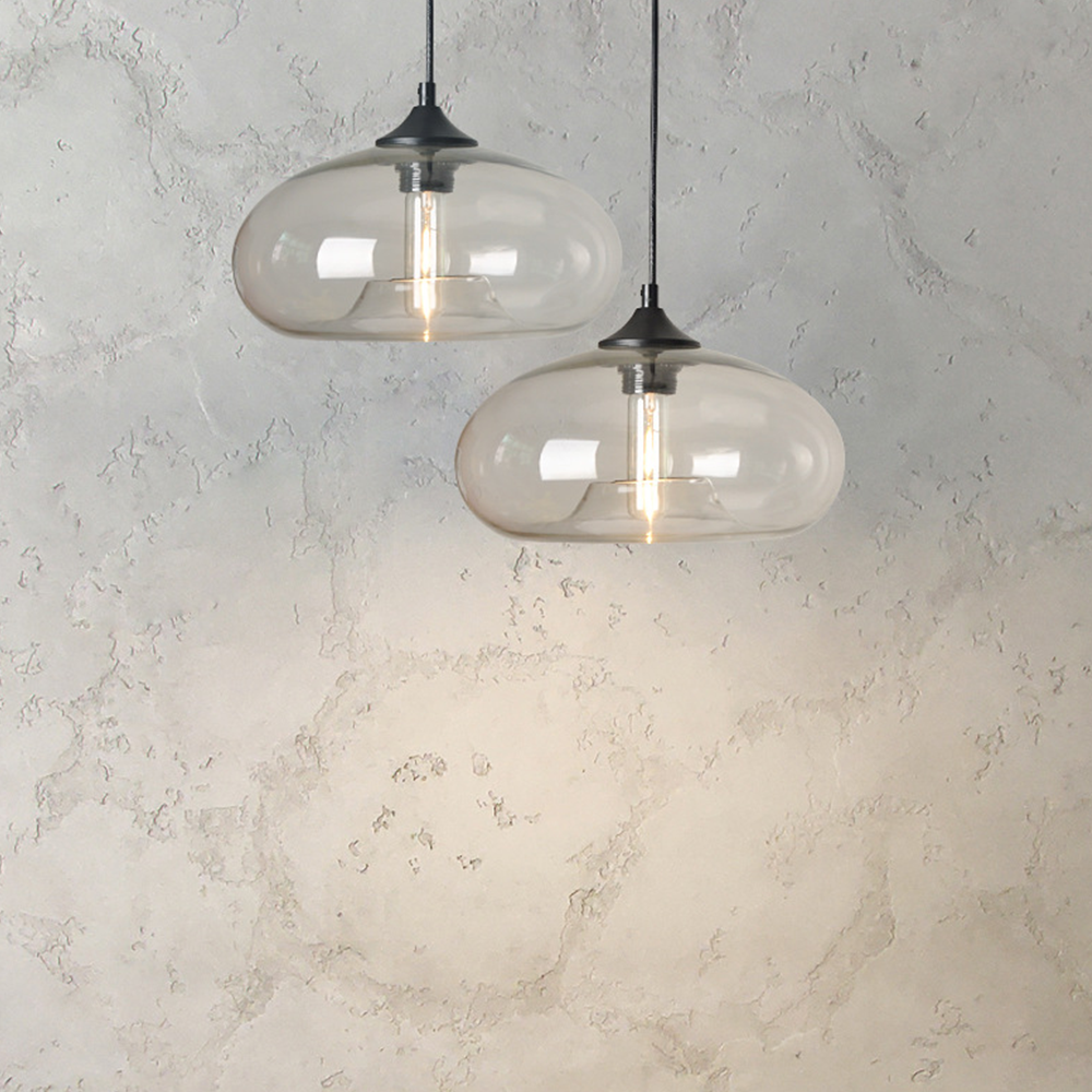 Vintage Glass Dining Room Kitchen Pendant Lights