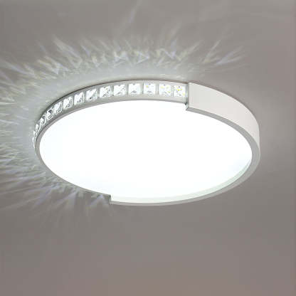 Modern Metal Round LED Ceiling Lights For Bedroom