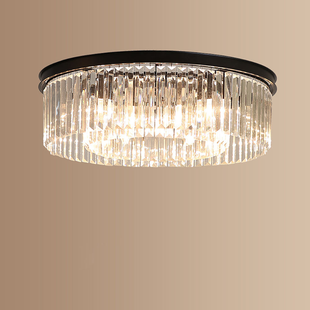 Contemporary Crystal Ceiling Light