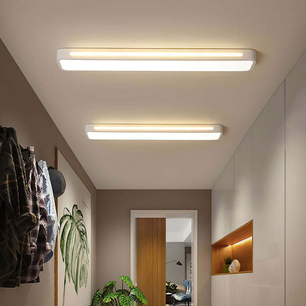Nordic Minimalist Long LED Ceiling Light
