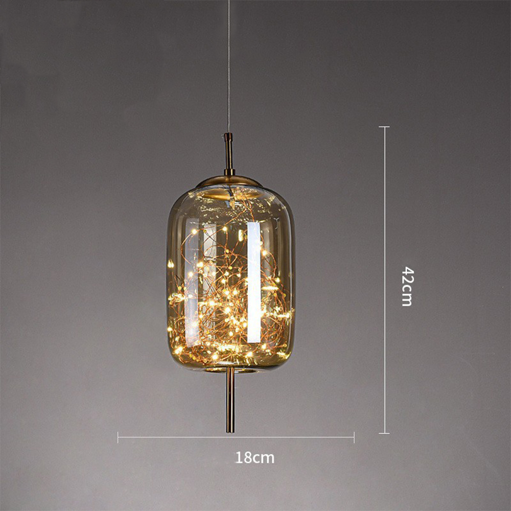 Modern Glass LED Pendant Lights