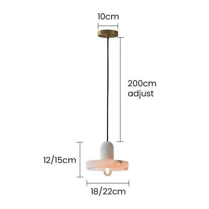 Marble Modern White Pendant Light For Living Room