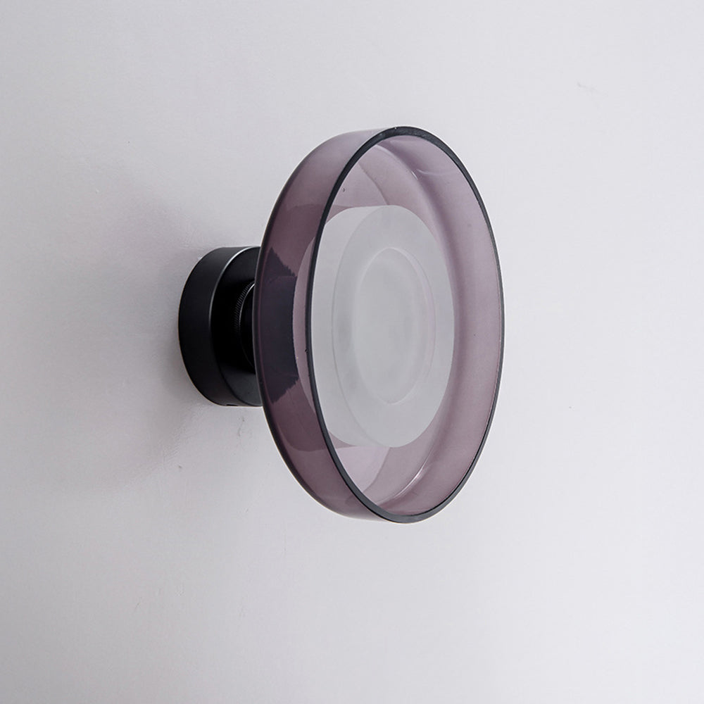 Nordic Minimalist Glass Round LED Hallway Wall Sconce