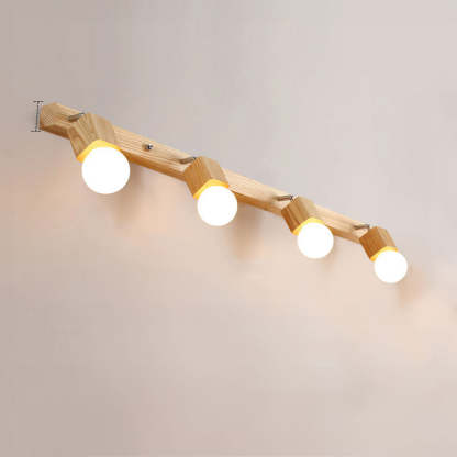 Creative Spotlights Mirror Lamp Wood Ceiling Lights