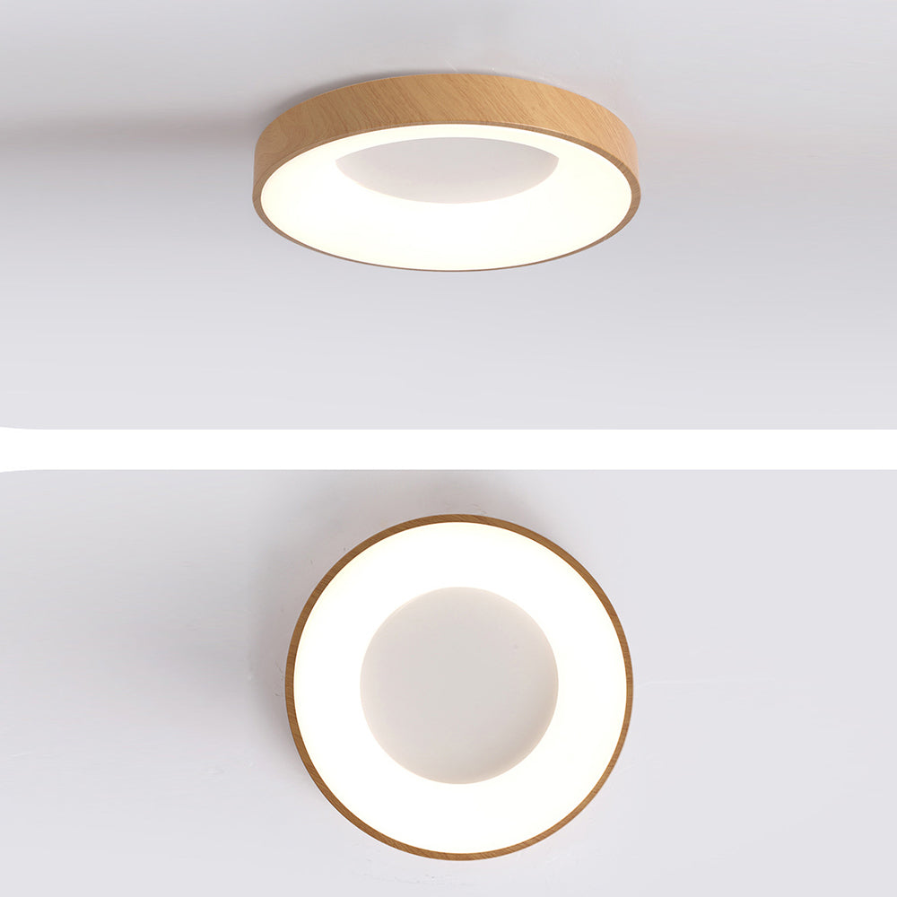Modern Wood Bedroom LED Ceiling Lights