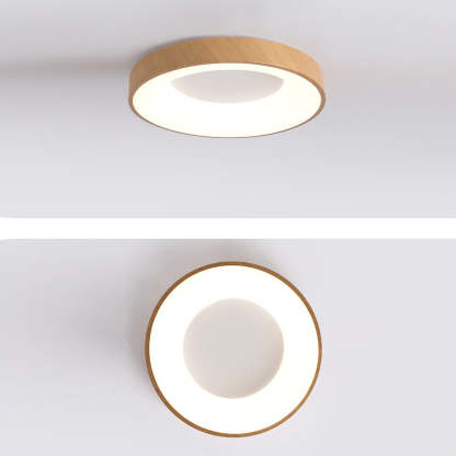 Modern Wood Bedroom LED Ceiling Lights