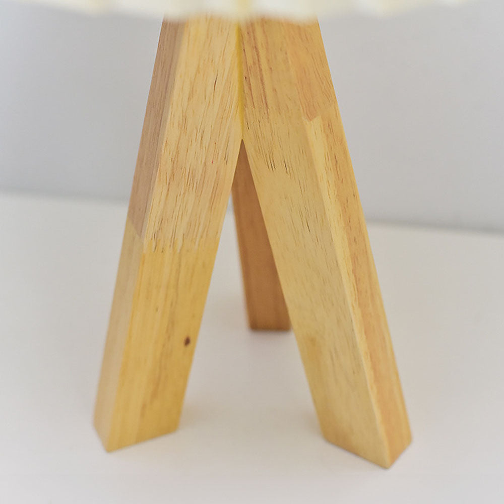 Retro Wood Simple LED Mini Bedroom Table Lamps