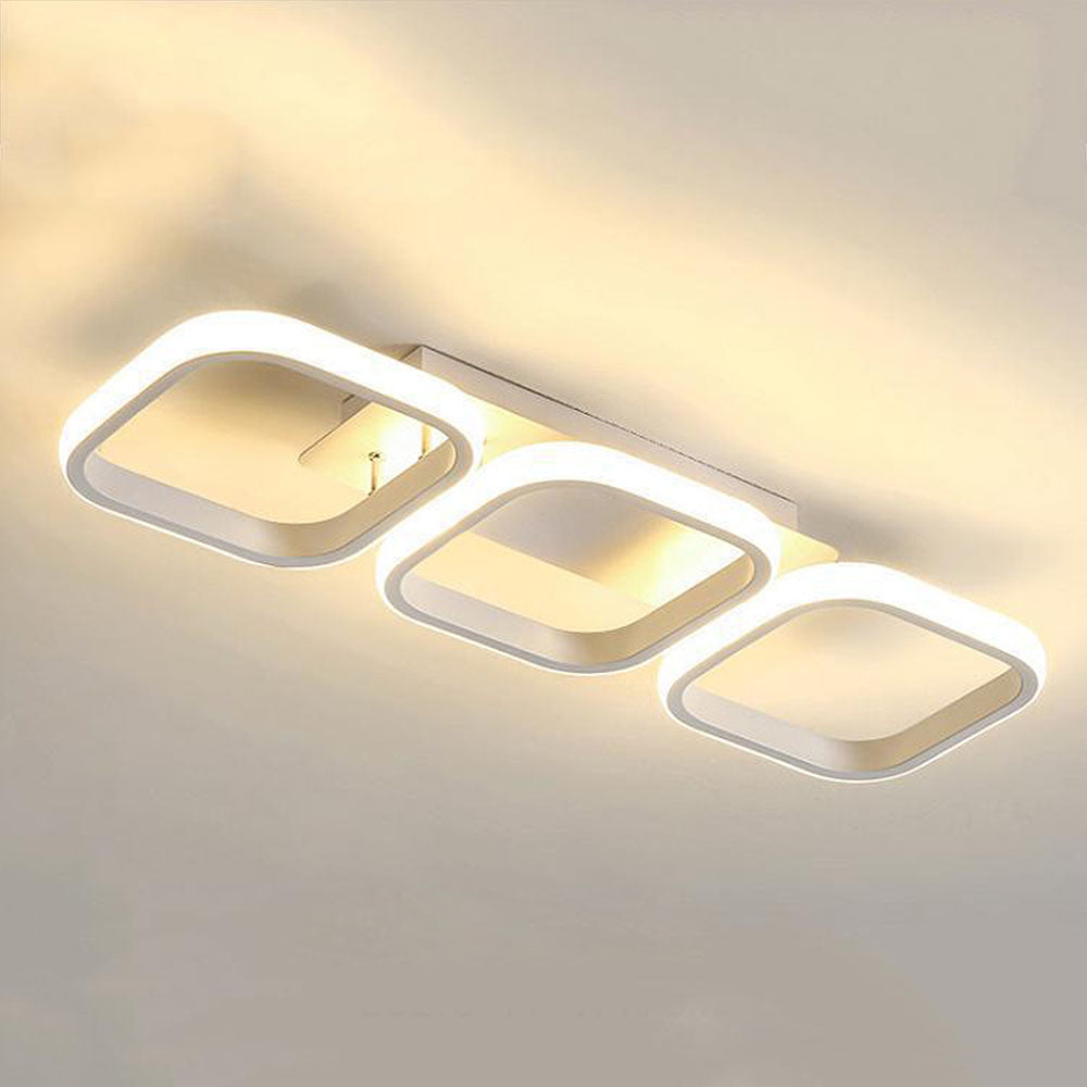 Modern Metal Round Bedroom Ceiling Light