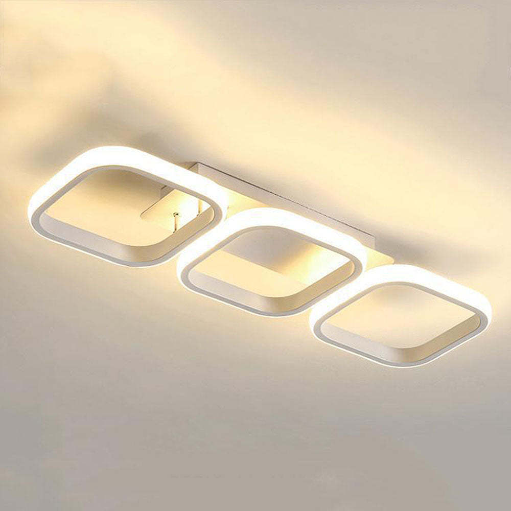 Modern Metal Round Bedroom Ceiling Light