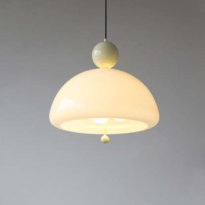 Nordic Red Glass Living Room Pendant Light