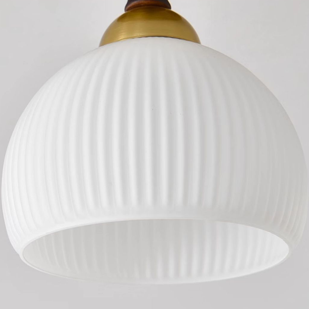 Modern White Globe  Hallway Ceiling Lighting