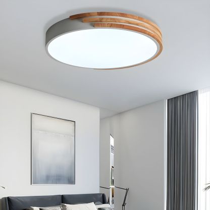 Modern Wood LED Ceiling Lights For Bedroom