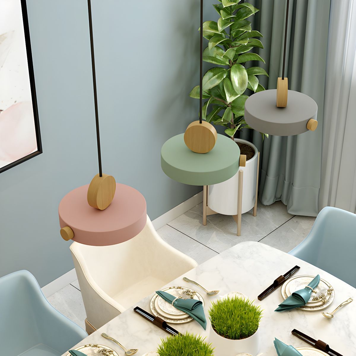 Modern Simple Macaron Pendant Lighting