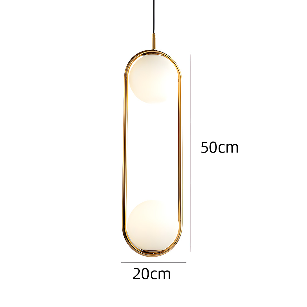 Modern Decor Globe Glass Pendant Lighting For Bedroom