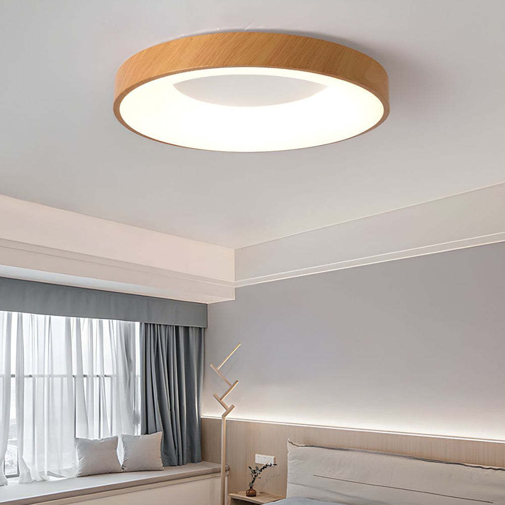 Modern Wood Bedroom LED Ceiling Lights