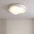 Homdiy Metal Ceiling Light Geometric LED White Flush Mount Ceiling Light