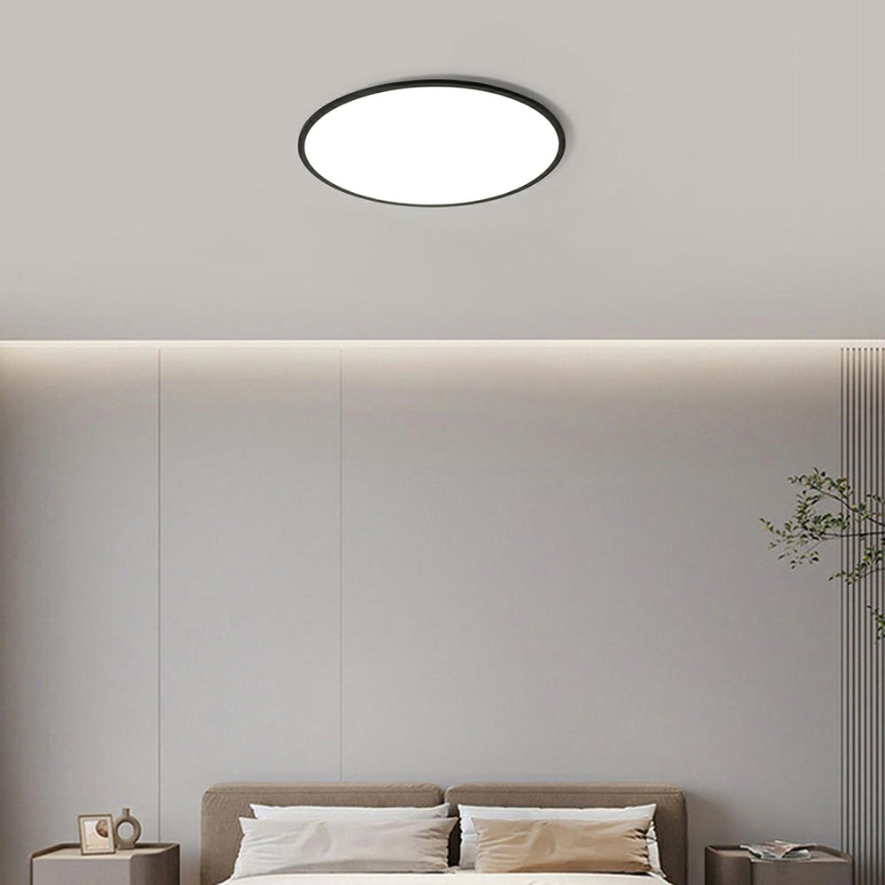 Led ceiling light for living room-minimalist, white acrylic | Homdiy UK