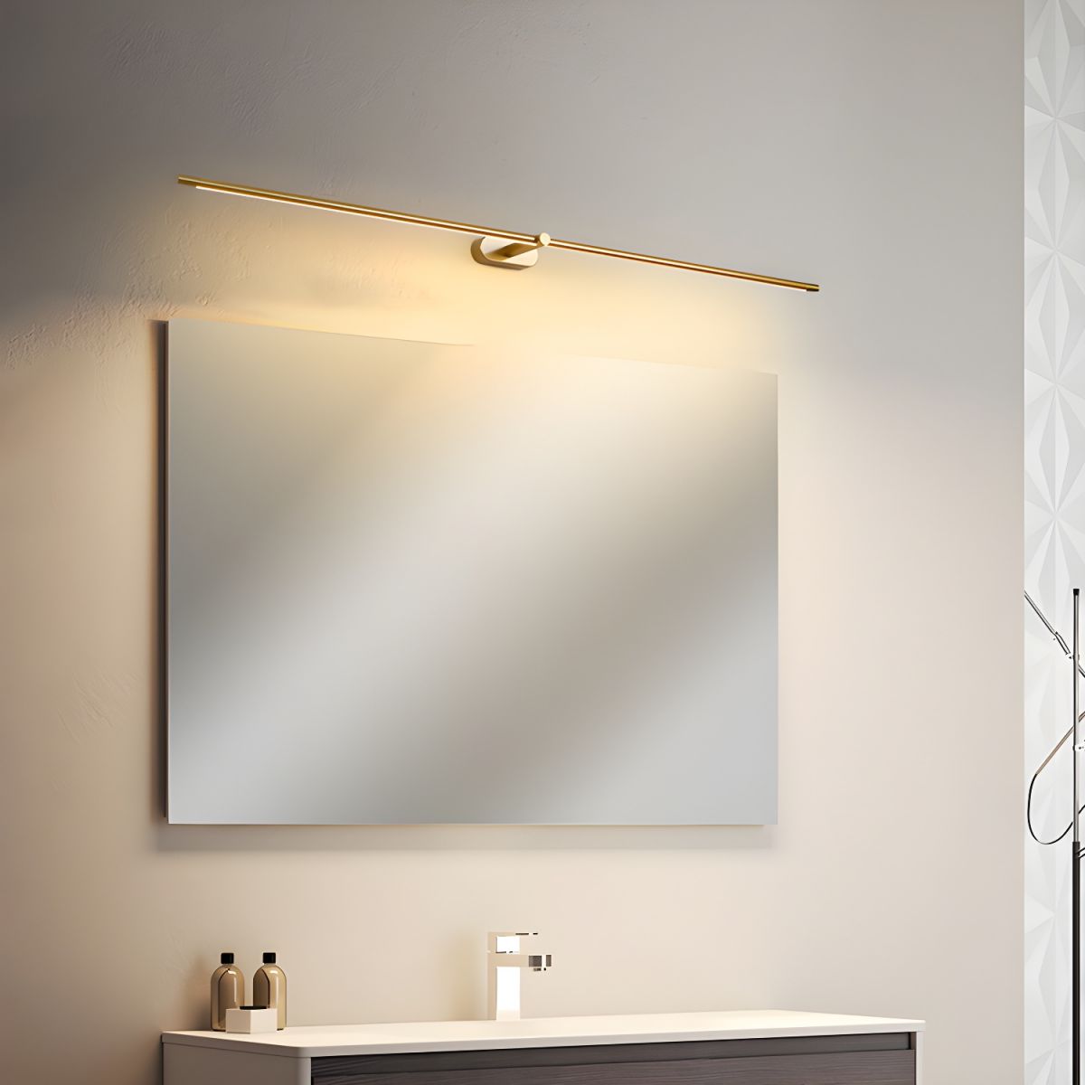 Modern Minimalist Style Long Wall Light For Bathroom