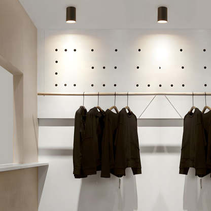 Compact Aluminum LED Ceiling Downlights For Hallway