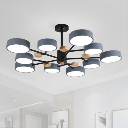 Lampsmodern Ceiling Light Round LED Flush Ceiling Lights For Living Room