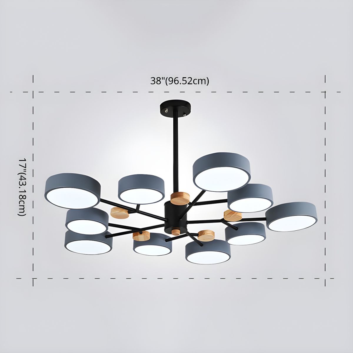 Modern Acrylic LED Hanging Light for Bedroom