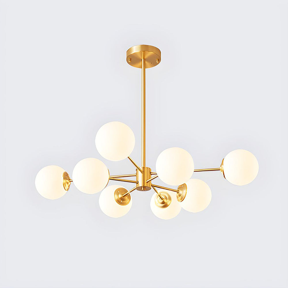 Modern Gold Luxury Brass Chandelier Light For Bedroom