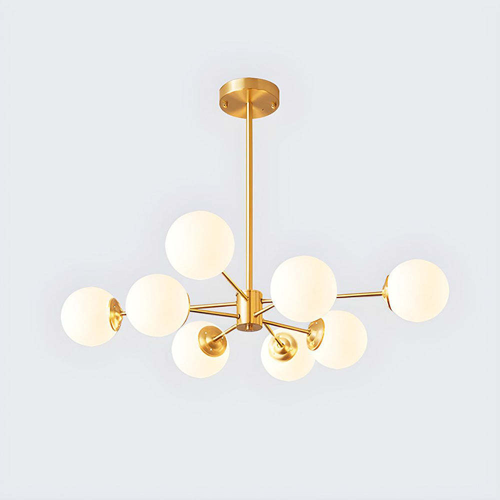 Modern Gold Luxury Brass Chandelier Light For Bedroom