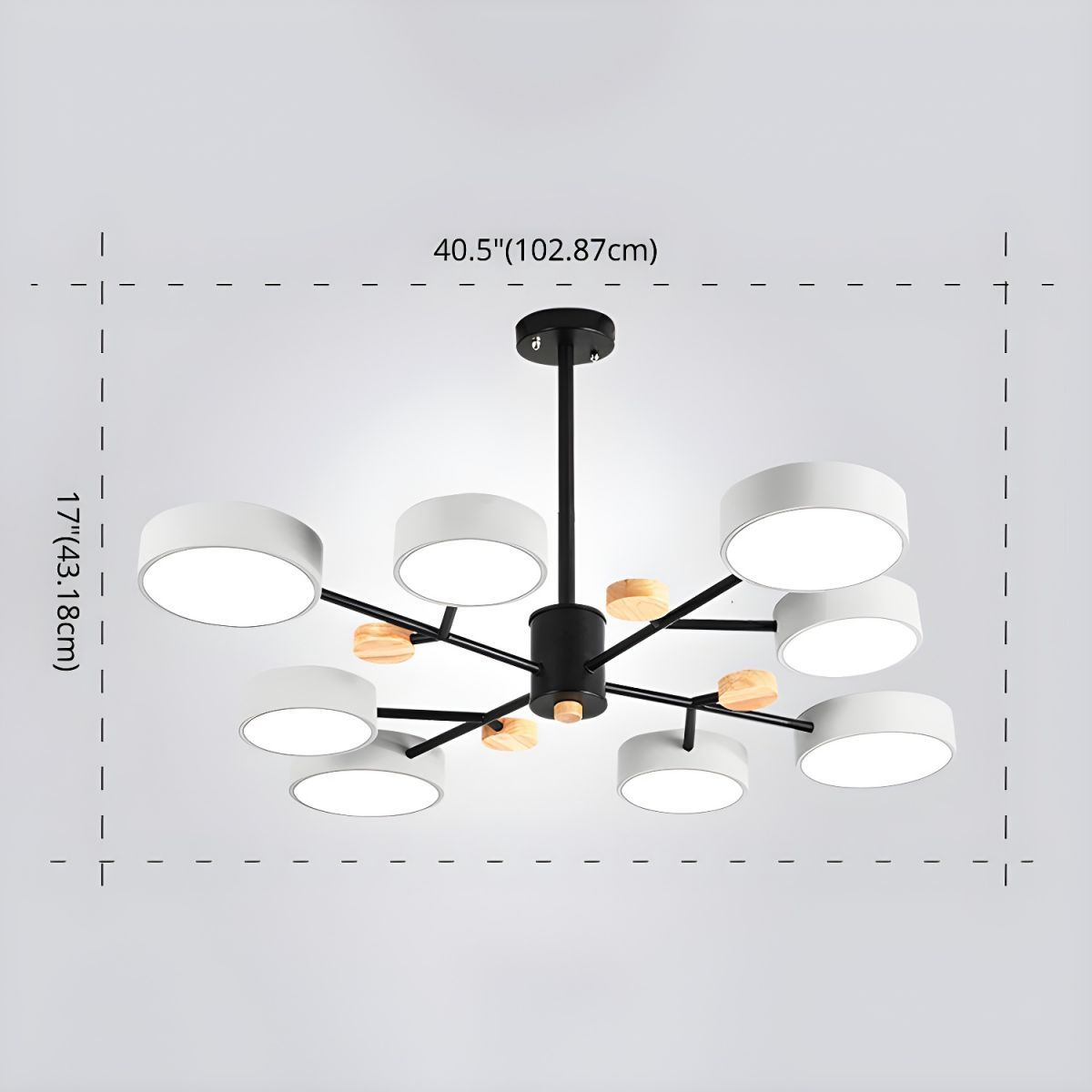 Modern Acrylic LED Hanging Light for Bedroom