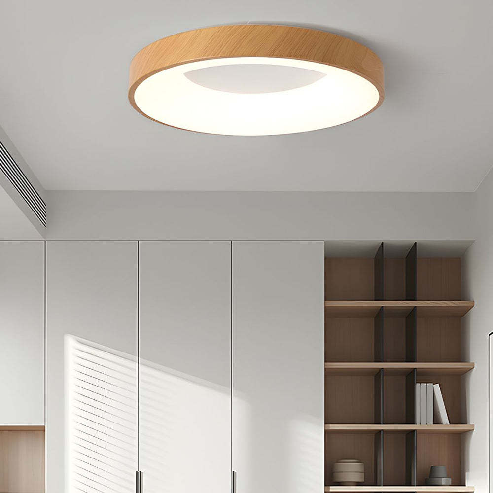 Modern Wood Bedroom LED Ceiling Lights
