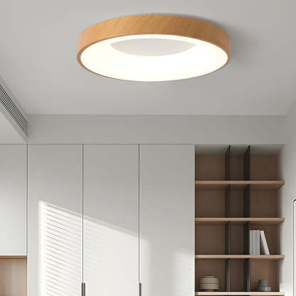 Modern Wood Bedroom LED Ceiling Lights
