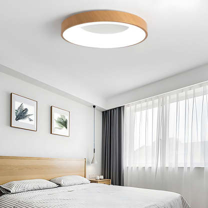 Modern Wood Bedroom LED Ceiling Lights