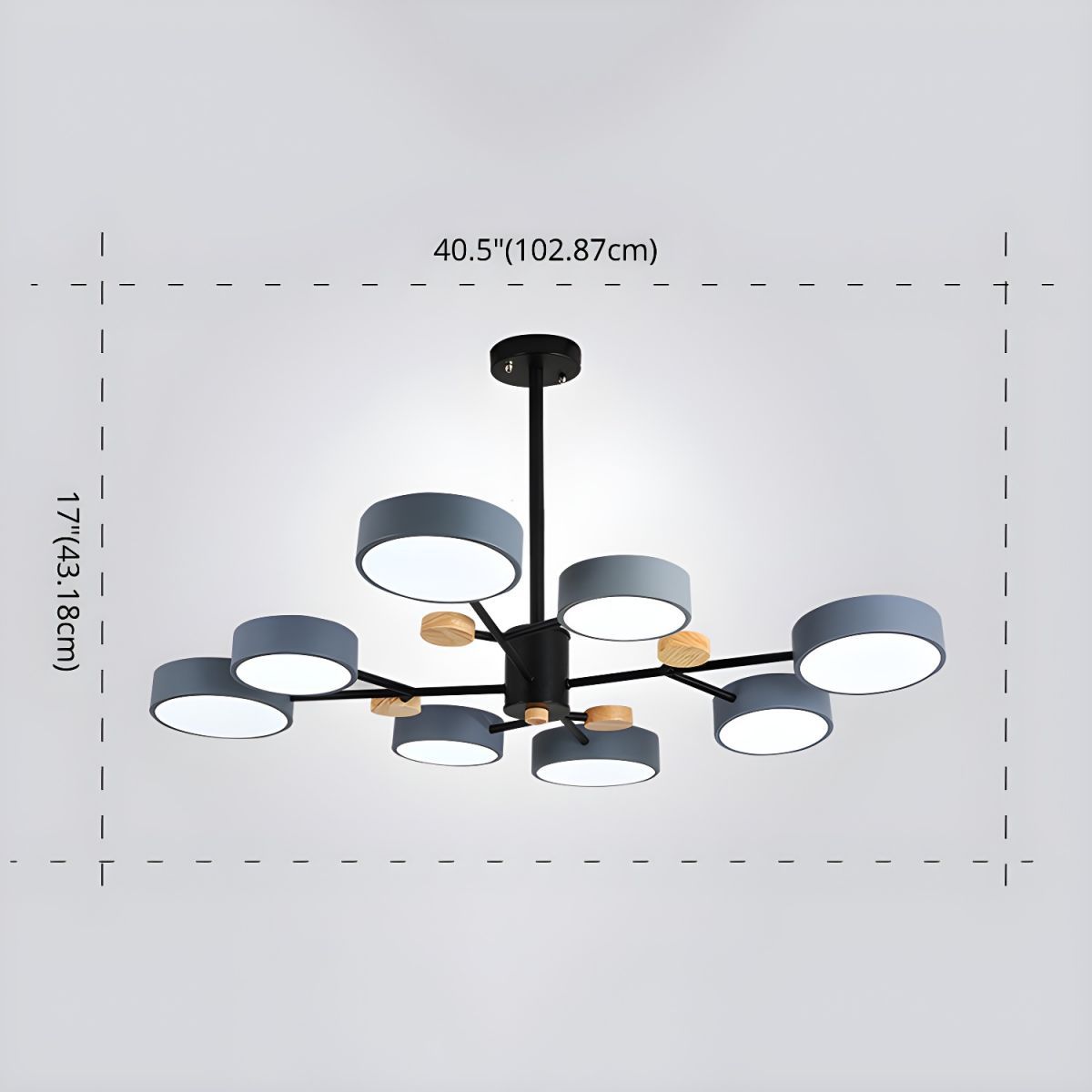 Modern Acrylic LED Hanging Light for Bedroom