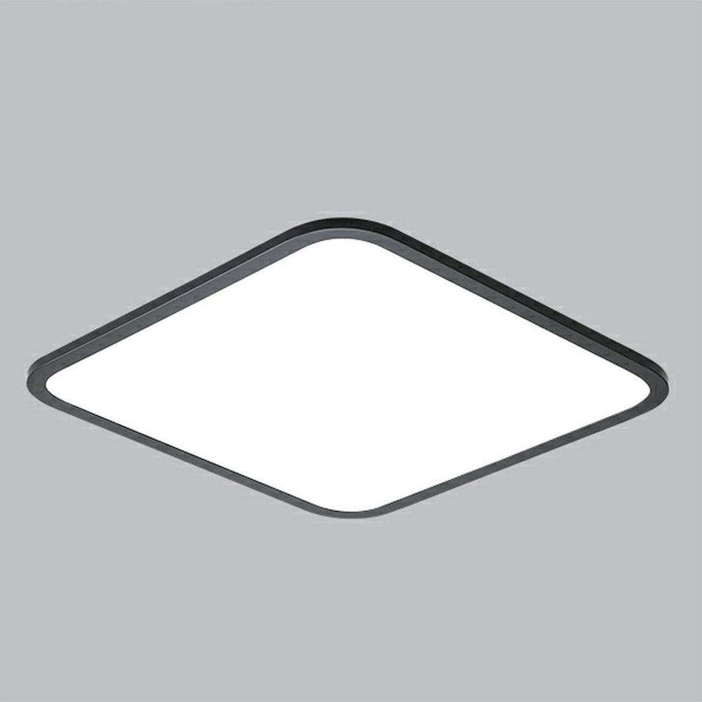 Modern Minimalist Black Acrylic LED Ceiling Light for Living Room