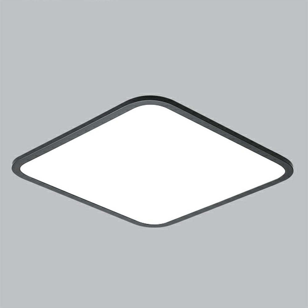 Modern Minimalist Black Acrylic LED Ceiling Light for Living Room