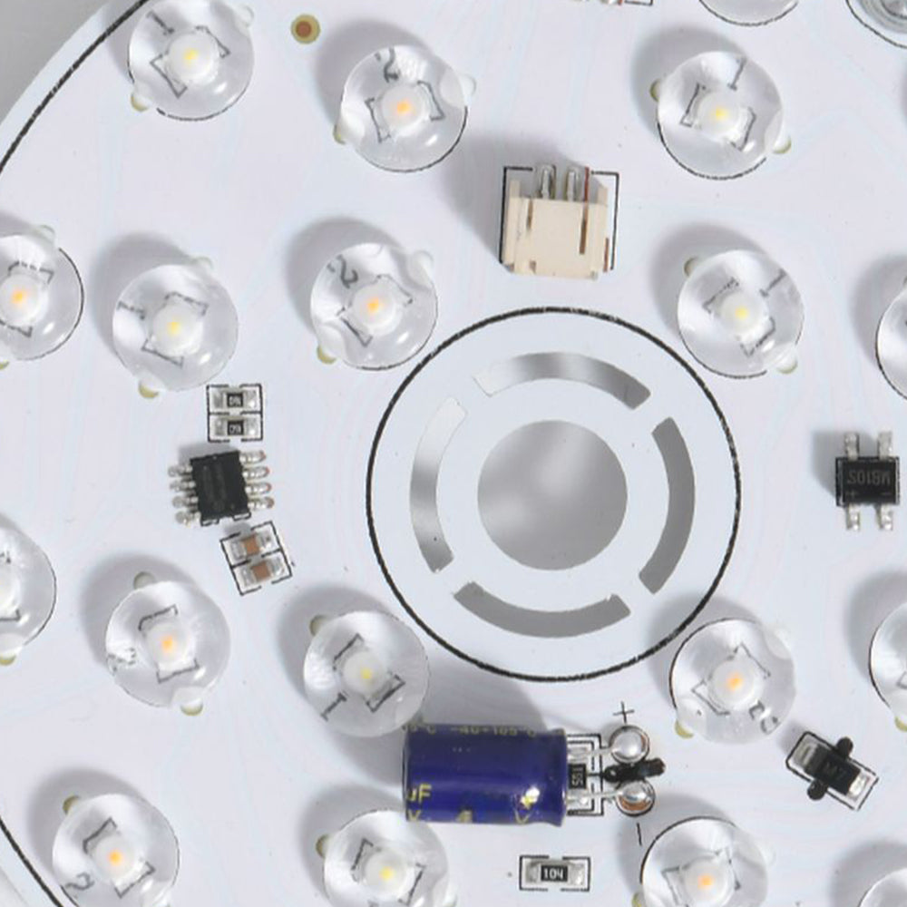 Simple Nordic Iron LED White Bedroom Ceiling Lights