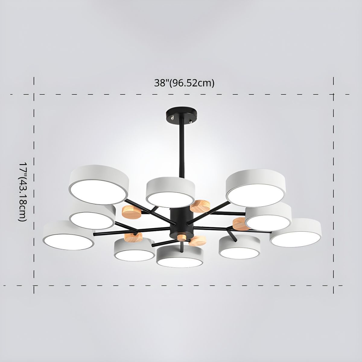 Modern Acrylic LED Hanging Light for Bedroom