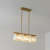 Nordic Multi-Head Designer Long Gold Island Lamps