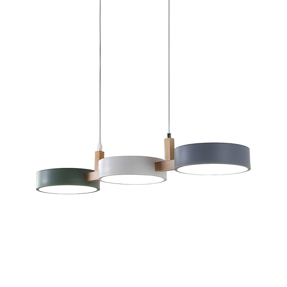 Contemporary Cylinder Multi Light Nordic Pendant Light