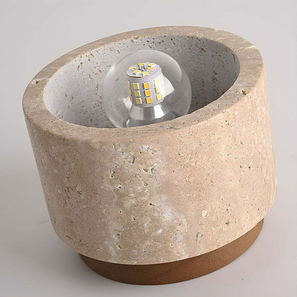 Stone Simplicity Cylindrical Hallway Ceiling Light