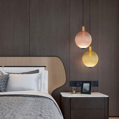 Creative Colorful Glass Hanging Lamp