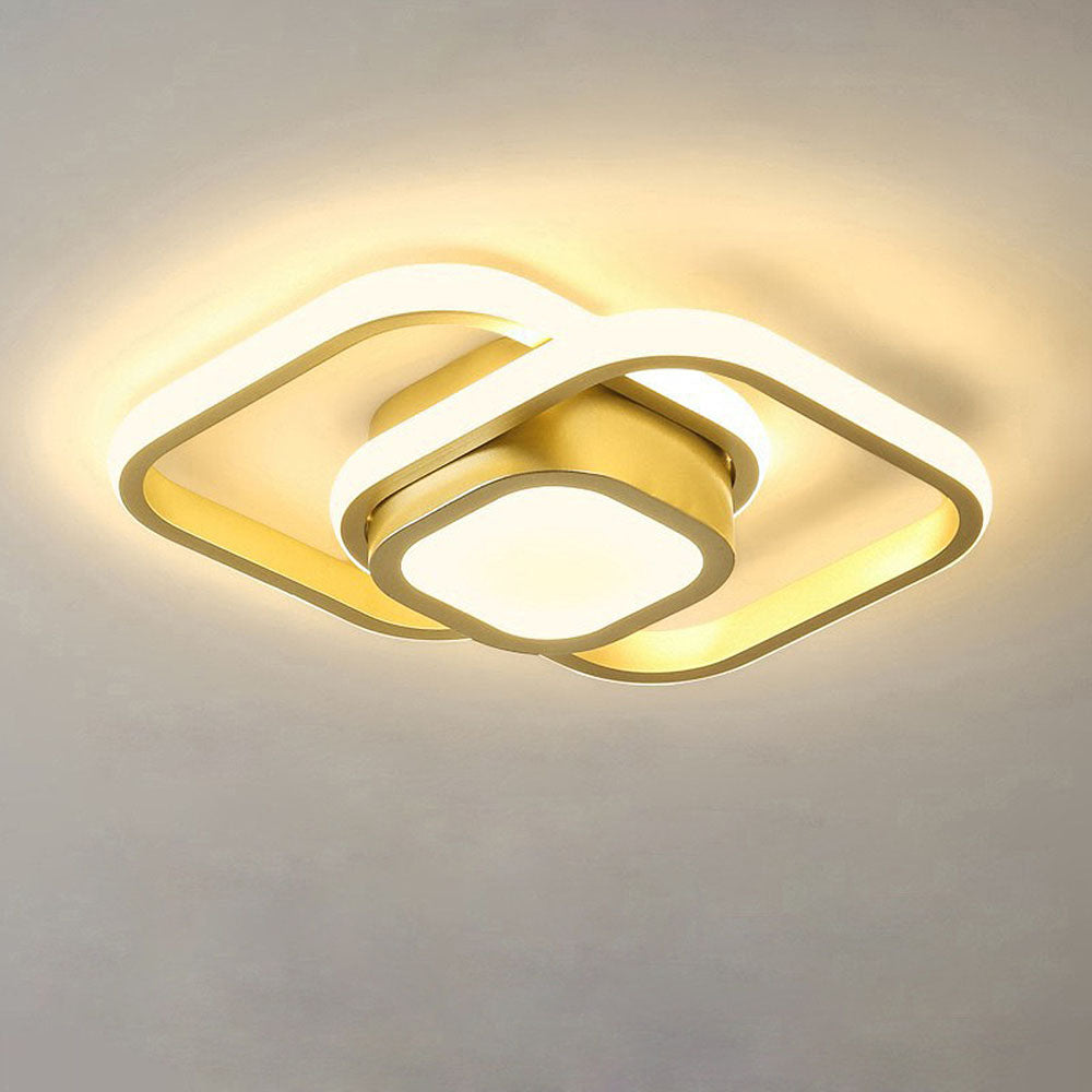 Double Ring Simple LED Ceiling Lamp