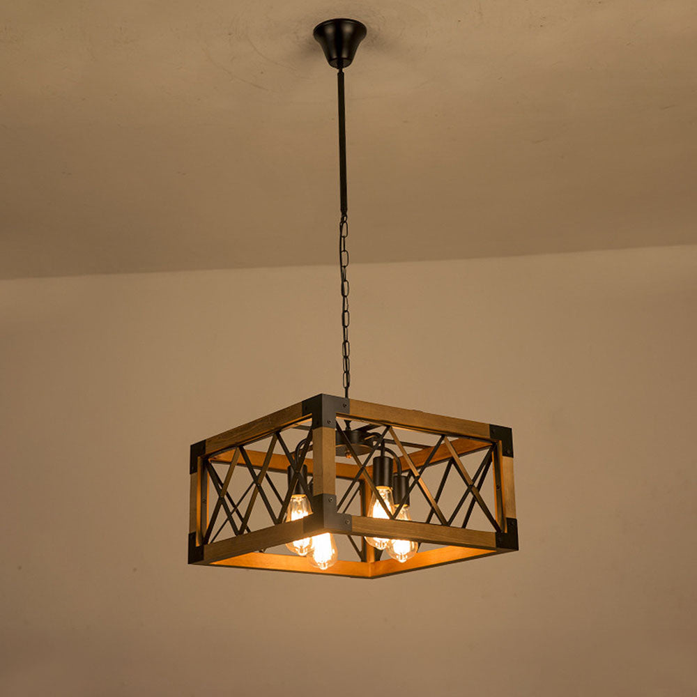Industrial Black Metal Pendant light