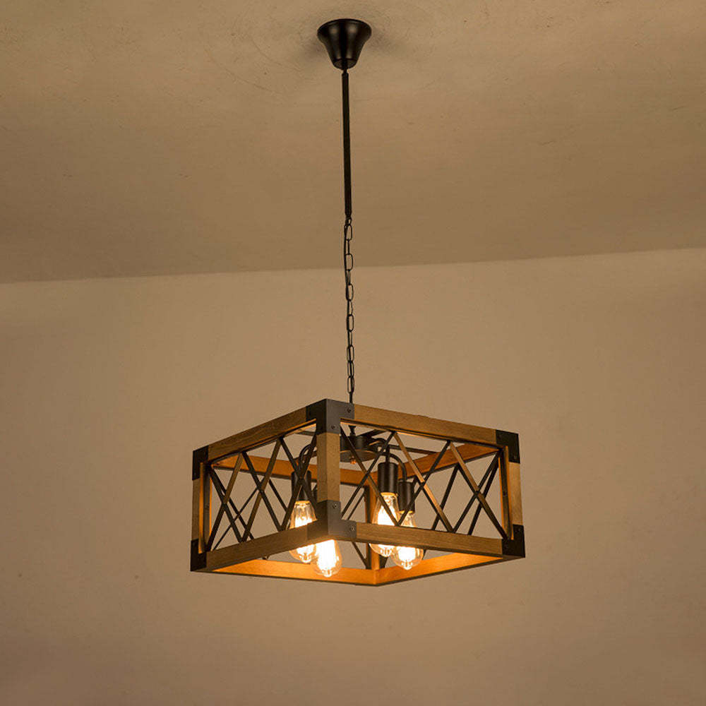 Industrial Black Metal Pendant light