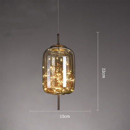 Modern Glass LED Pendant Lights